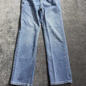 Jeans Youth Blue Denim Straight Leg Fit Cotton